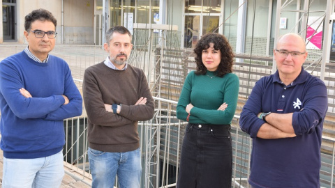 De izquierda a derecha: Antonio Javier García, Rafael Asorey, Laura García y Joan García De izquierda a derecha: Antonio Javier García, Rafael Asorey, Laura García y Joan García