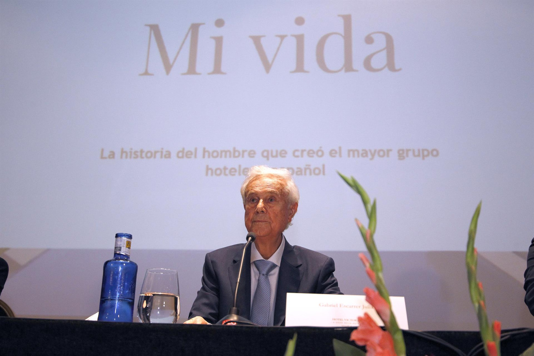 Gabriel Escarriel Juli&agrave; en la presentaci&oacute;n de sus memorias
