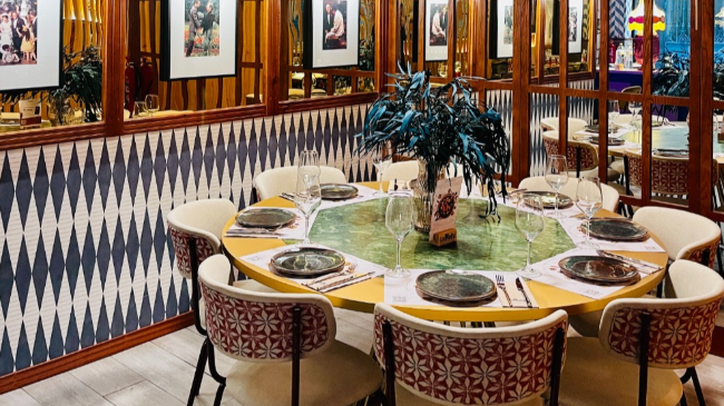 Imagen del interior del restaurante