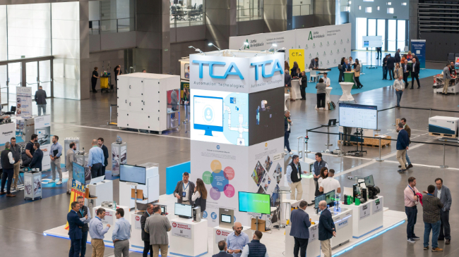 Imagen del stand de TCA Automation en la feria