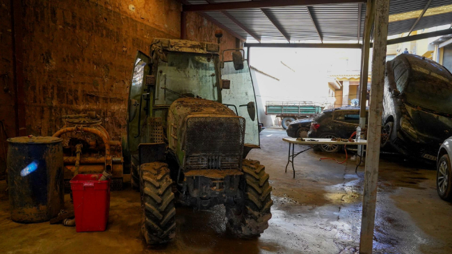 Imagen de un tractor en Valencia - Eduardo Manzana - Europa Press Imagen de un tractor en Valencia - Eduardo Manzana - Europa Press