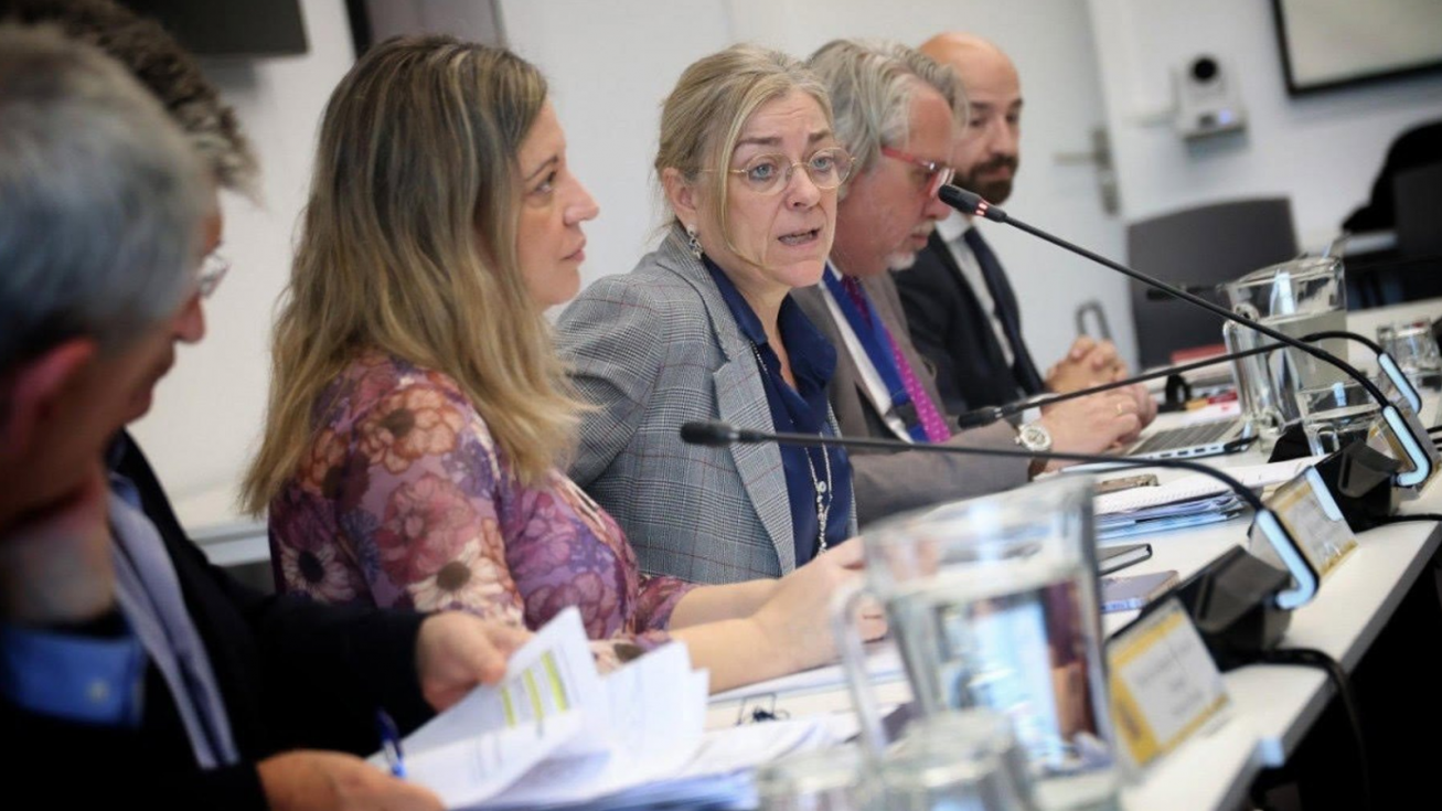 La secretaria de Estado de Función Pública, Consuelo Sánchez Naranjo, durante la reunión celebrada este miércoles con representantes de CCOO, UGT y CSIF - MINISTERIO DE FUNCIÓN PÚBLICA La secretaria de Estado de Función Pública, Consuelo Sánchez Naranjo, durante la reunión celebrada este miércoles con representantes de CCOO, UGT y CSIF - MINISTERIO DE FUNCIÓN PÚBLICA