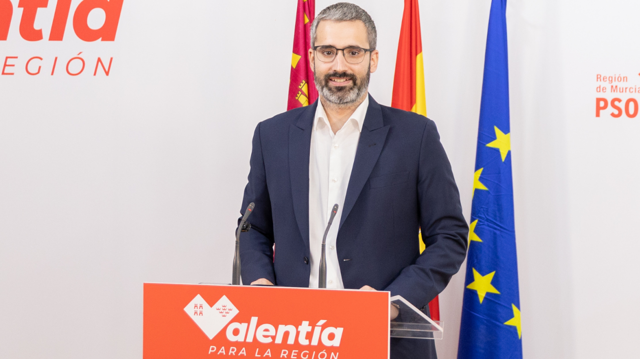 El secretario general del PSOE de la Regi&oacute;n de Murcia, Francisco Lucas