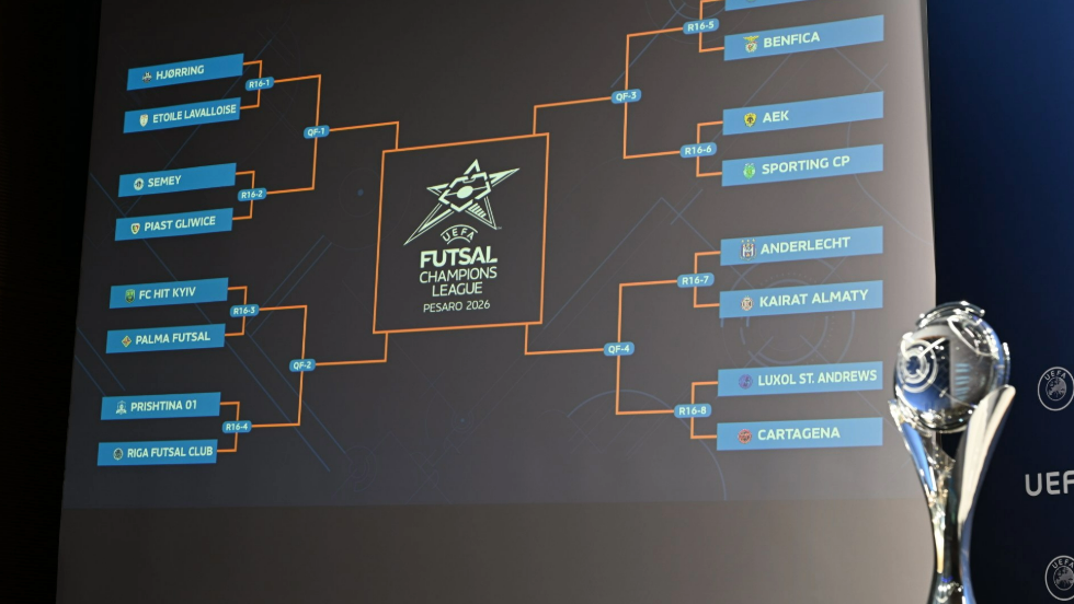 Cuadro de la Futsal Champions League.