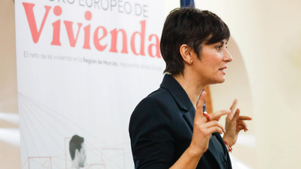 La ministra de Vivienda, Isabel Rodríguez.