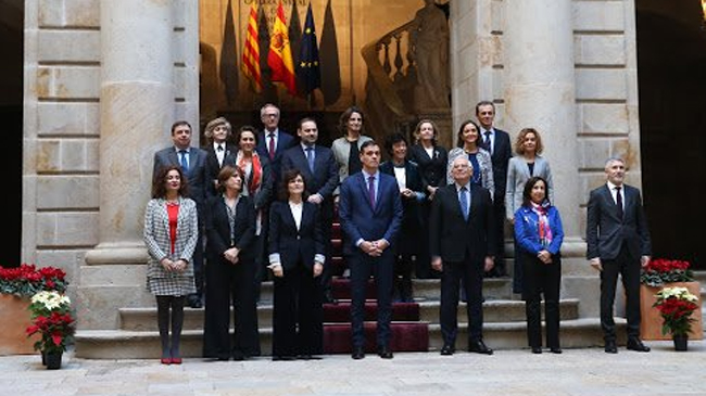 El Consejo de Ministros reunido hoy en Barcelona