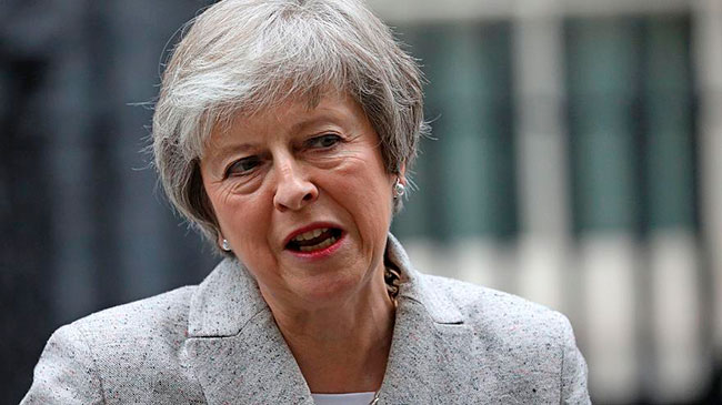 Fotograf&iacute;a de la primera ministra brit&aacute;nica Theresa May.