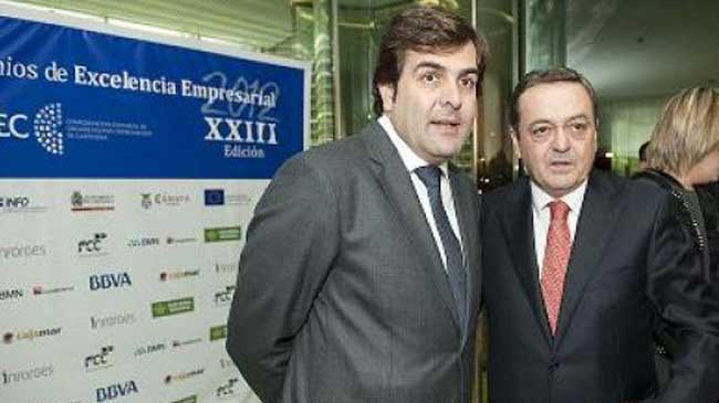 Los presidente de Coec, Pedro Pablo Hern&aacute;ndez, y de Croem, Jos&eacute; Mar&iacute;a Albarrac&iacute;n