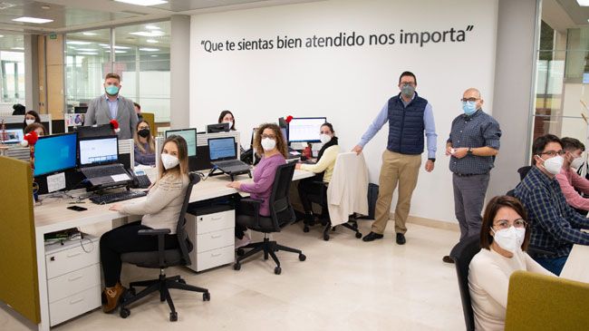 Parte del equipo de One Telecom