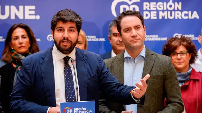 Fernando L&oacute;pez Miras y Teodoro Garc&iacute;a Egea en una imagen de archivo