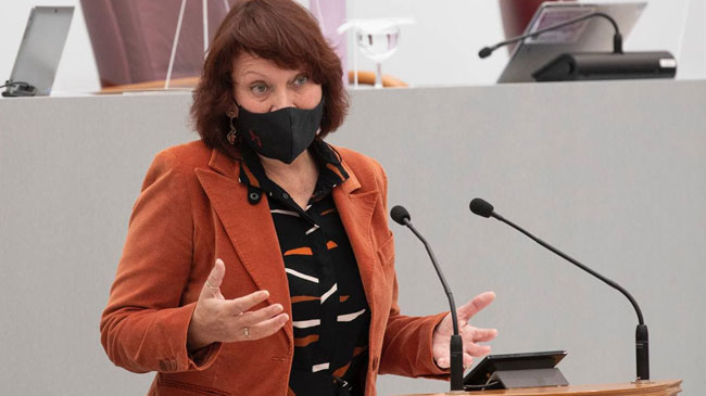 Mar&iacute;a Mar&iacute;n, portavoz de Podemos en la Asamblea Regional