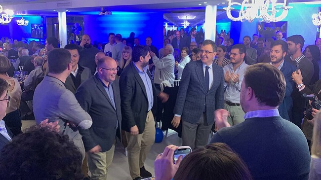 Presentaci&oacute;n de la candidatura de Jos&eacute; Ballesta en la cena navide&ntilde;a del PP