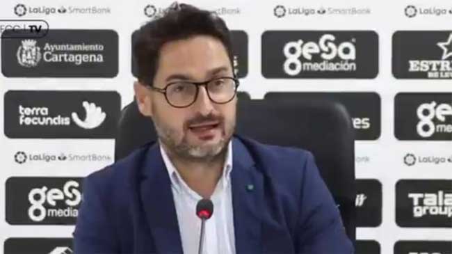 Paco Belmonte, presidente del FC Cartagena
