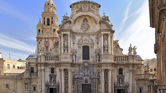 Fachada de la Catedral de Murcia