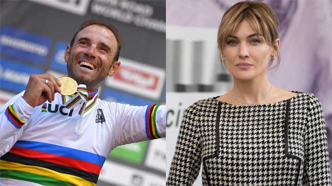 Alejandro Valverde y Marta Nieto