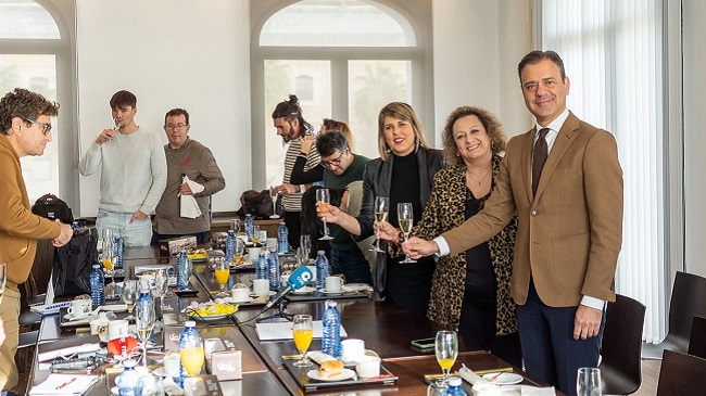 Desayuno con los medios de comunicaci&oacute;n en la Autoridad Portuaria