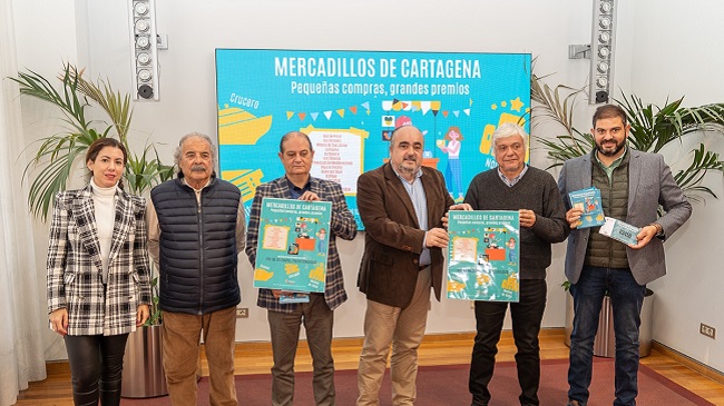 Presentaci&oacute;n de la campa&ntilde;a navide&ntilde;a de compras en mercadillos de Cartagena
