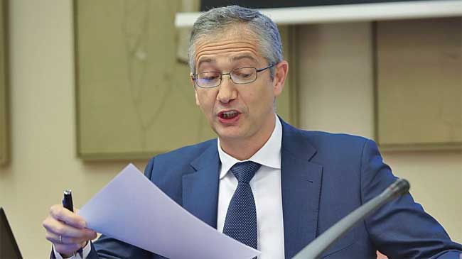 Pablo Hern&aacute;ndez de Cos, gobernador del Banco de Espa&ntilde;a