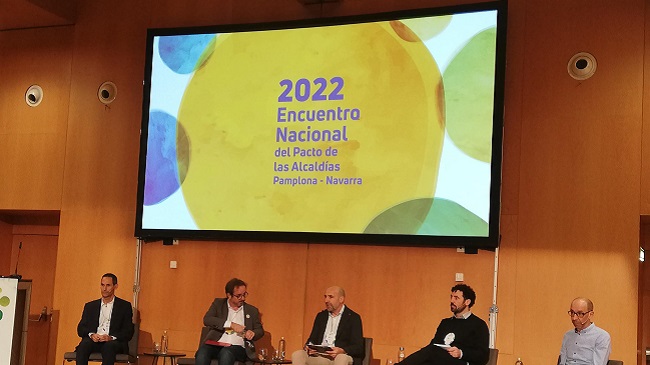 El INFO particip&oacute; la pasada semana en el Encuentro Nacional del Pacto de las Alcald&iacute;as para el Clima y la Energ&iacute;a, que se celebr&oacute; en Pamplona.
