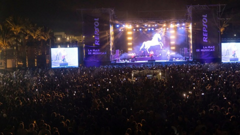 Actuación de Arde Bogotá en la pasada edición de La Mar de Músicas Actuación de Arde Bogotá en la pasada edición de La Mar de Músicas