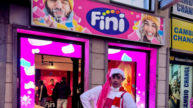 Imagen de la pop-up store navide&ntilde;a - Fini Golosinas