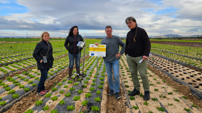 Imagen de la finca Agromediterr&aacute;nea,  donde se realizan ensayos de esta iniciativa