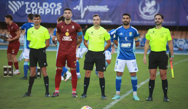Imagen del partido disputado entre Lorca Deportiva y Xerez CD, hace un mes.