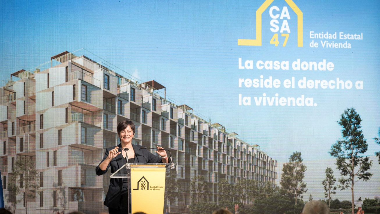 La ministra de Vivienda y Agenda Urbana, Isabel Rodr&iacute;guez. - Diego Radam&eacute;s - Europa Press