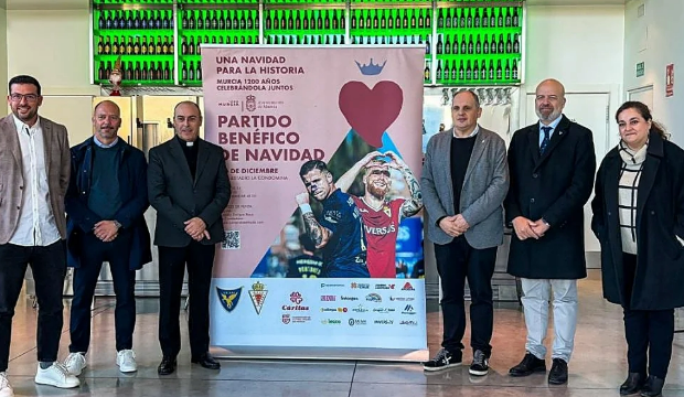 Presentación del partido benéfico entre el UCAM y el Real Murcia. Presentación del partido benéfico entre el UCAM y el Real Murcia.