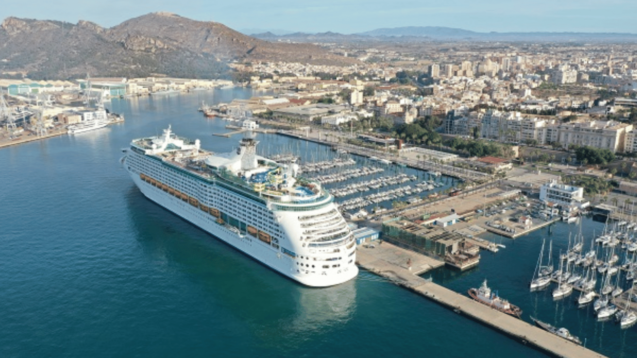 Puerto de Cartagena - Imagen de archivo